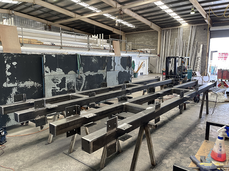 Fabrication and Welding of columns for Beenleigh Town Centre.