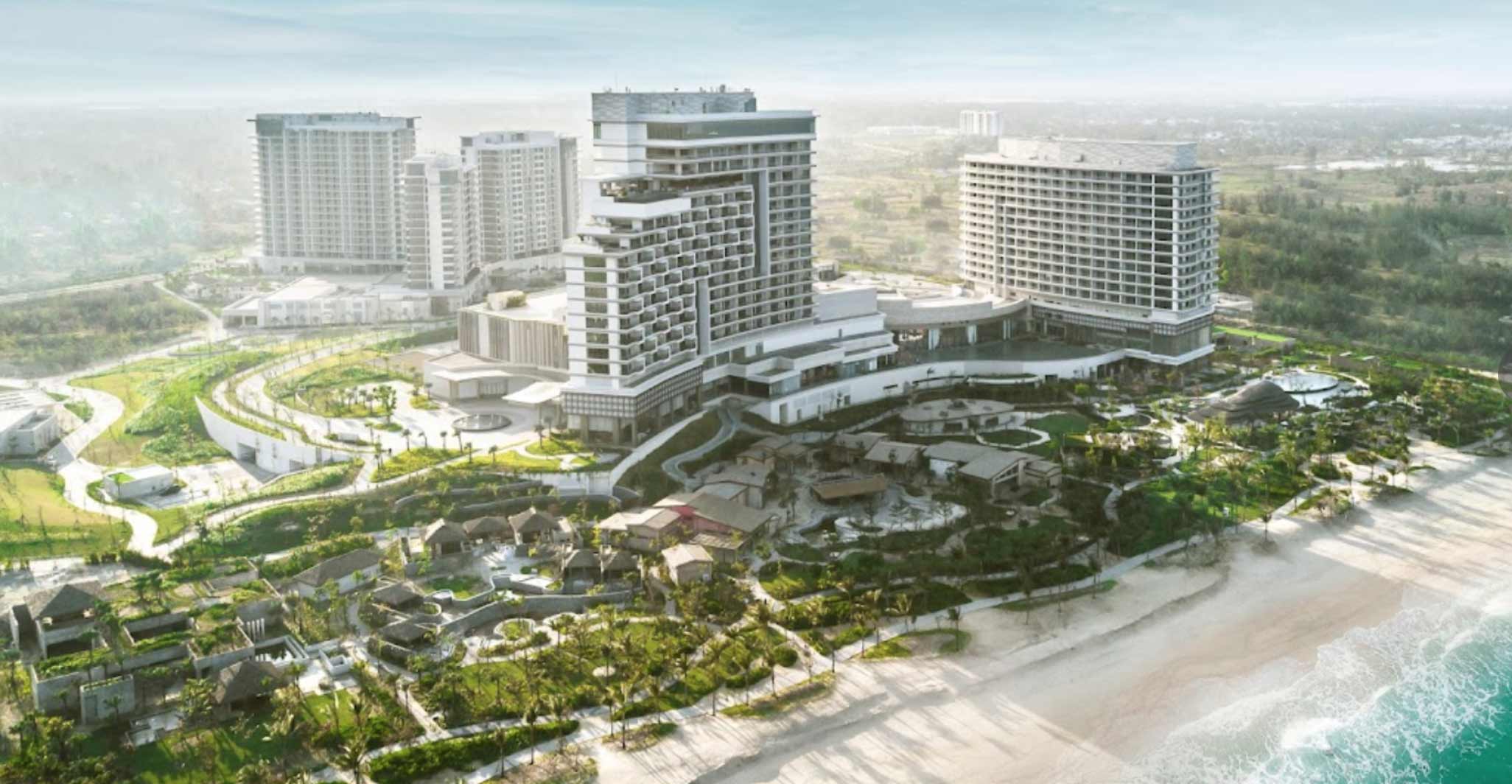 Aerial view of Casino and Hotel in Hoi An, Vietnam we had the pleasure of working on.