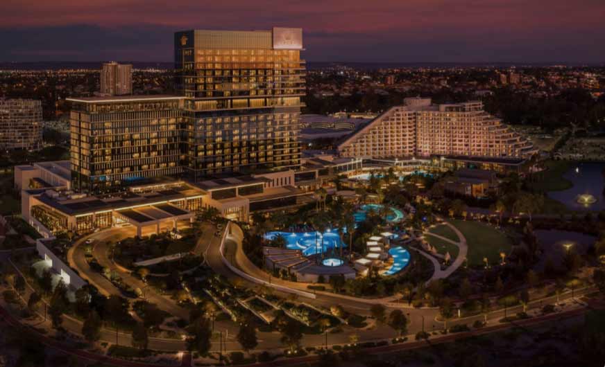 Crown Tower and Casino complex in Perth WA.