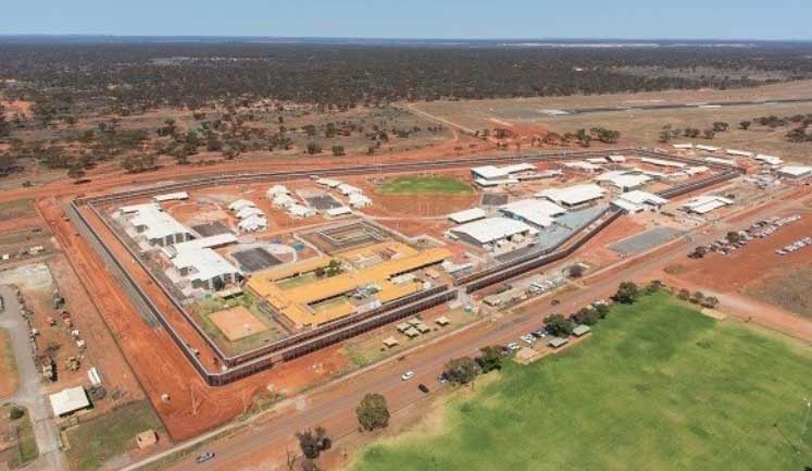 Aerial view of another project at a new correction centre in Kalgoorlie WA.