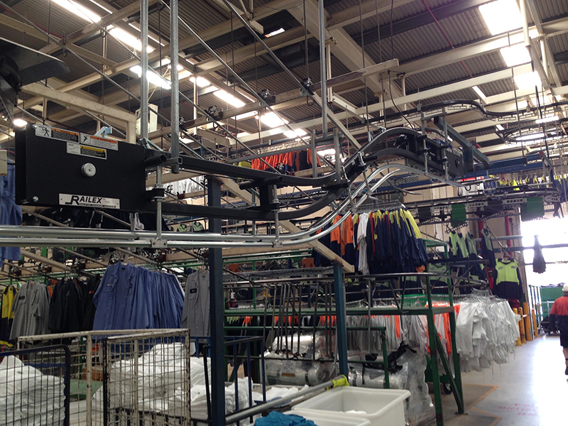Completed install of conveyor motor, Alsco, Campbelltown, NSW.